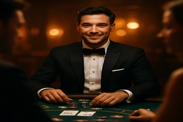 আলোকিত রুলেট চাকা ও ক্যাসিনো চিপসের দৃশ্য, যা লাইভ গেমের উত্তেজনা জাগিয়ে তোলে